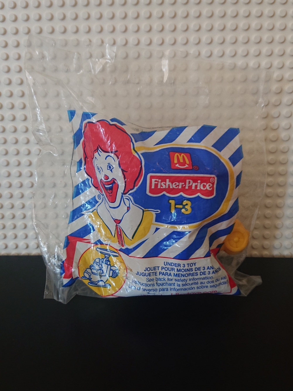 2001 McDonald's Fisher-Price - Helicopter Pilot - Sealed Under 3 Mcdonalds Toy